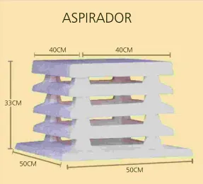 ASPIRADOR BLANCO (SOMBRERETE)