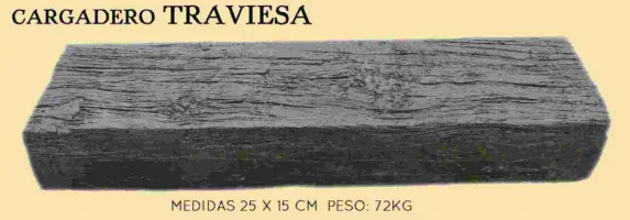 CARGADERO TRAVIESA MACIZO