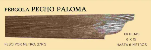 PÉRGOLA PECHO PALOMA